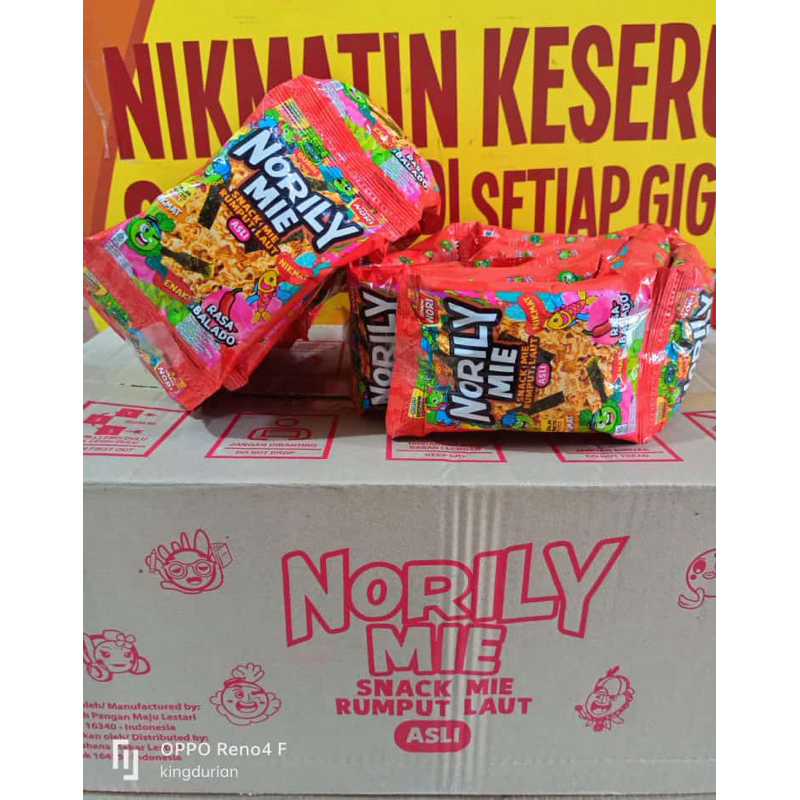 

Norily Mie (Snack Mie Rumput Laut)
