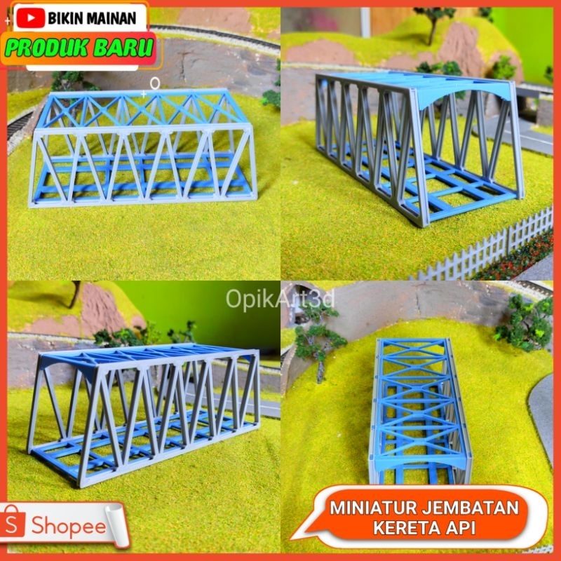 Miniatur jembatan kereta api