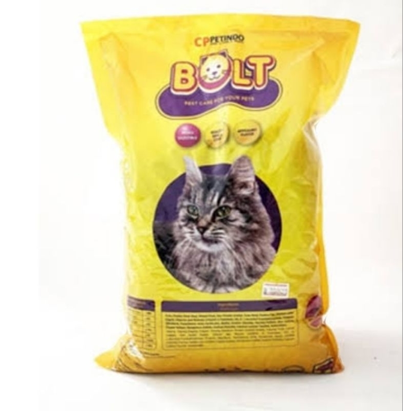 MAKANAN KUCING BOLT BENTUK DONAT 800 GRAM PAKAN KERING PAKAN  PELET