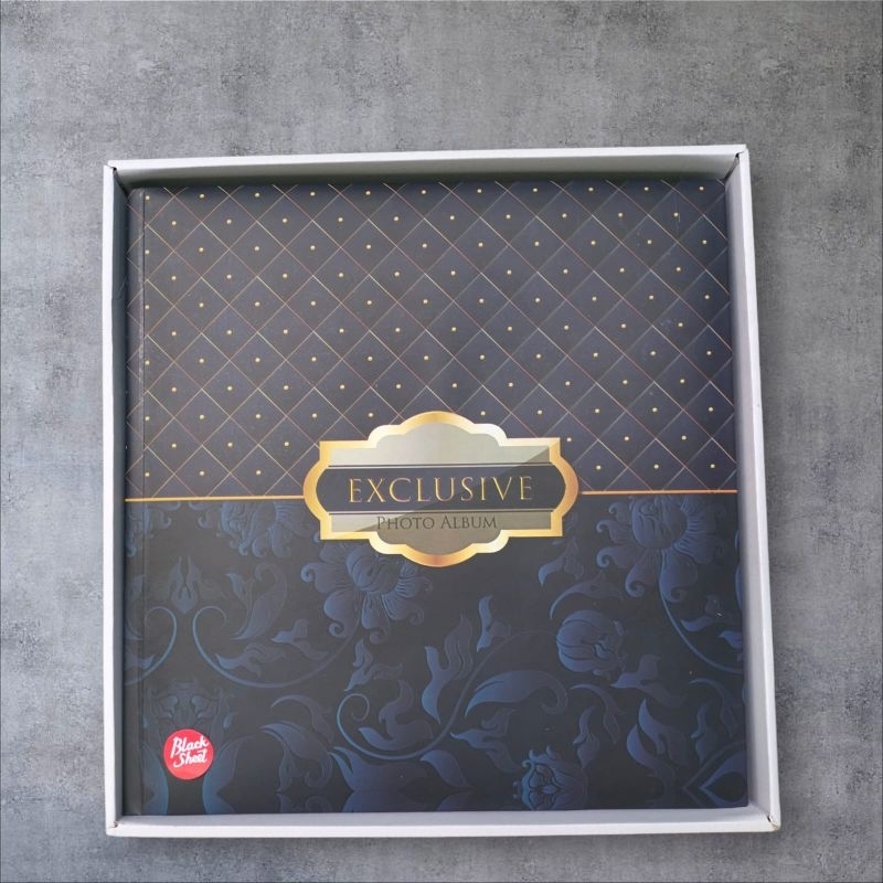 Album Foto Polaroid 2r 3r 4r 5r 6r 8r size exta besar 10sheet hitam magnetik wisuda, keluarga