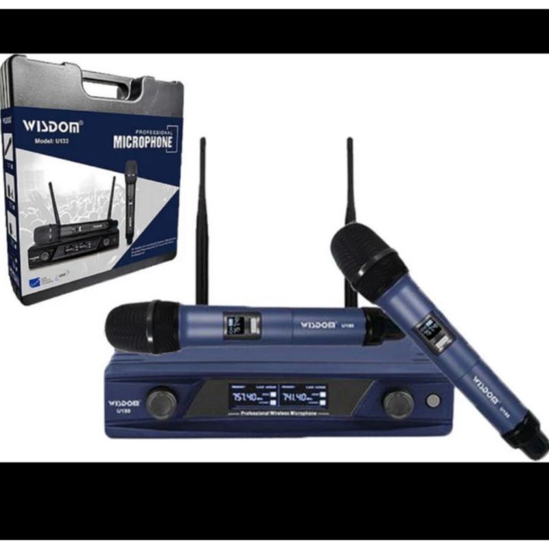 Mic wireless wisdom U133 / U135 UHF system original