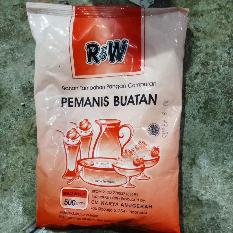 

Bahan Tambahan Pangan Campuran pemanis buatan 500g