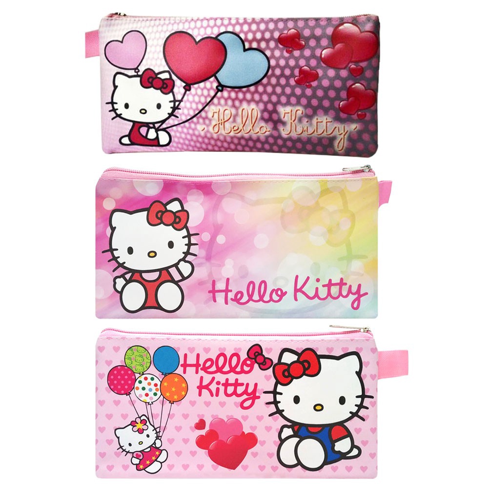 

NEW PROMO Mini Case Character Hello Kitty Love Pink Pencil Case Tempat Pensil Stationary Organizer Suvenir