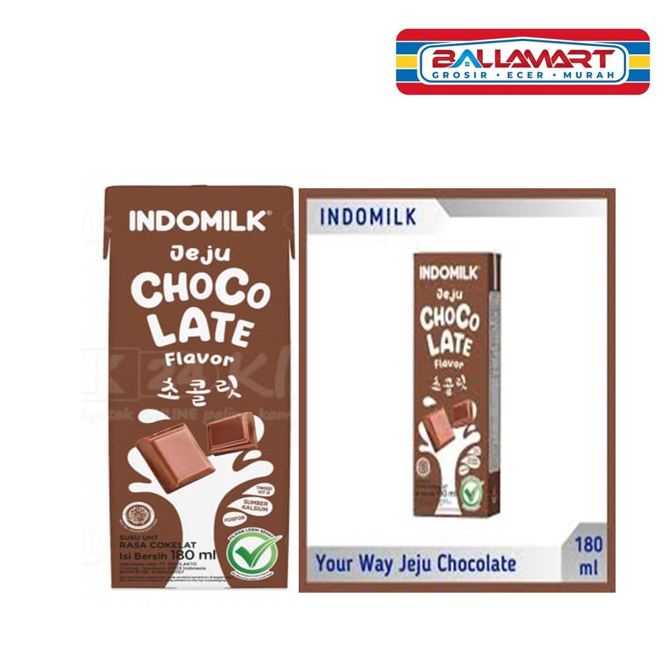 

INDOMILK JEJU CHOCOLATE FLAVOUR 180 ML