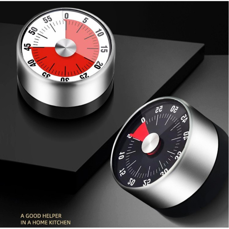 Timer Dapur Mekanikal / Magnetic Timer / Timer Putar Suara Bunyi / Timer Magnetic/ Alat Pengatur Wak