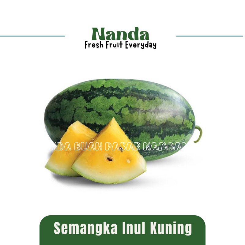 

(INSTAN) Semangka Inul Kuning perbiji