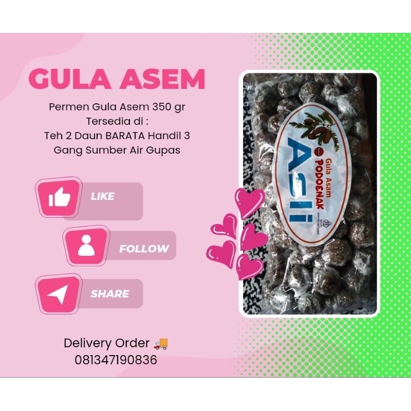 

Permen Gula Asam isi 120 biji