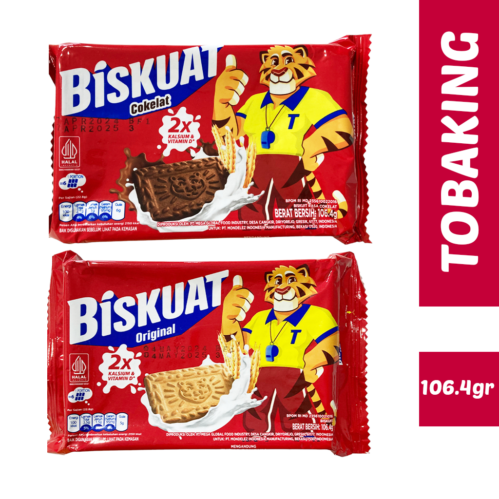 

Biskuat Biskuit Original Cokelat 106.4 gr