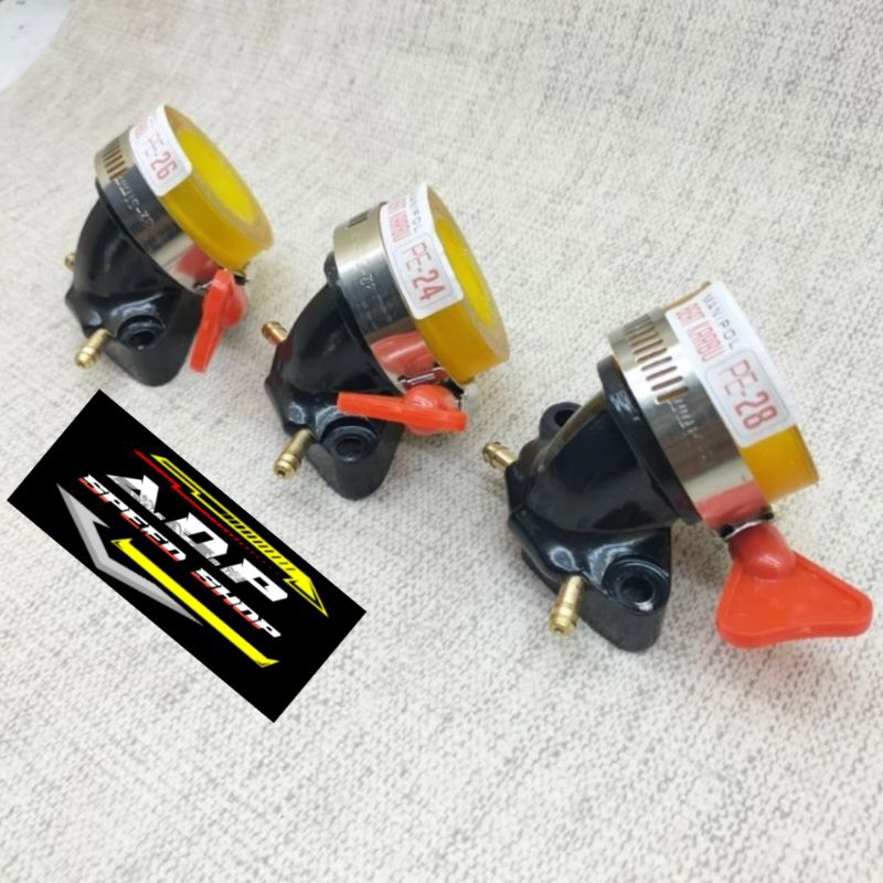 Manipol Manifold Beat Vario Karbu PE/PWK 24 26 28 manipol intake beat vario karbu aluminium