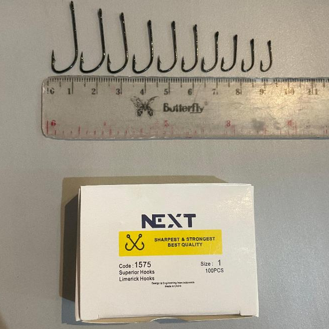 Kail Next 1575 Mata Pancing Hitam sebox isi 100 pcs Izumezina Rings