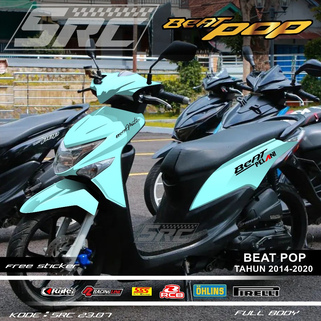 COD Decal Stiker Full body Honda Beat POP 2014 2015 2016 2017 2018 2019 2020 Sticker Beat Pop Pelan 