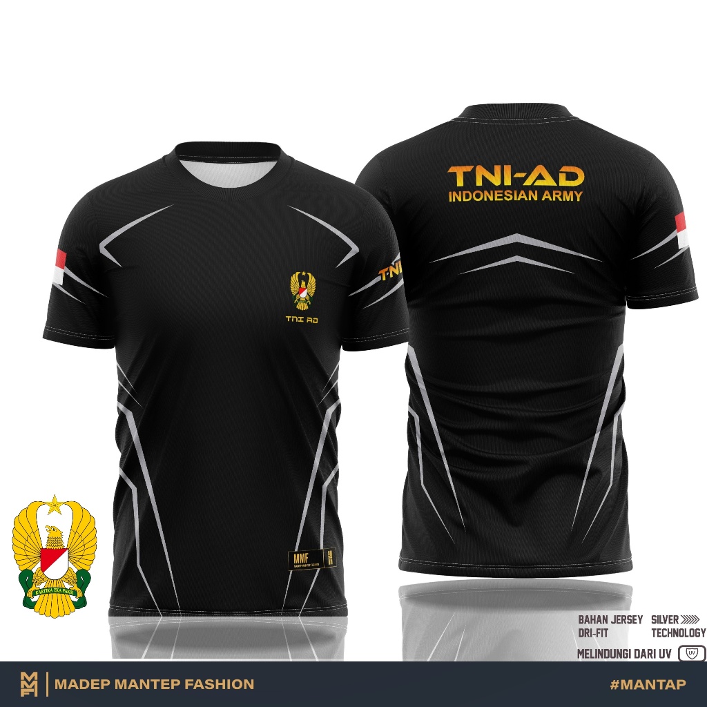 Kaos Jersey TNI AD Dryfit Fullprinting Kaos Jersey TNI Full Printing Dryfit Kaos Olahraga TNI - JERS