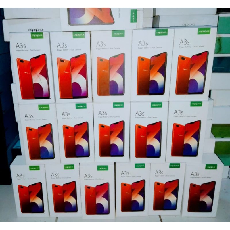 dus box kardus kotak hp Oppo a3s original copotan termurah