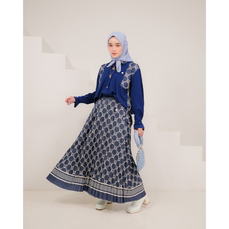 Setelan Rok Motif Rania Luxe mix By Rania Fashion