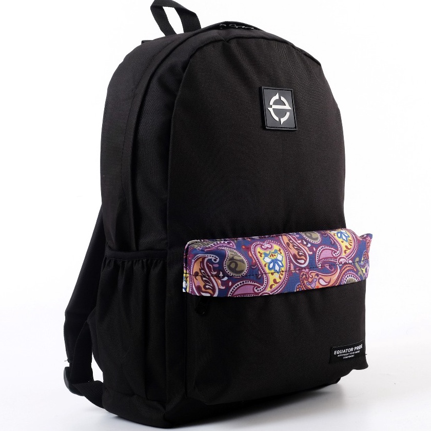 KI3 Equator Backpack Tas Ransel Laptop Paisley Panttern
