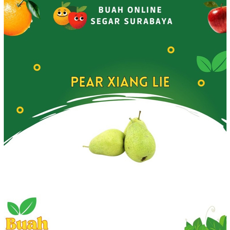 

Pear / Pir Xiang Lie Import xianglie xiangli murah Meriah (900G-1KG) TOKO BUAH SEGAR SURABAYA