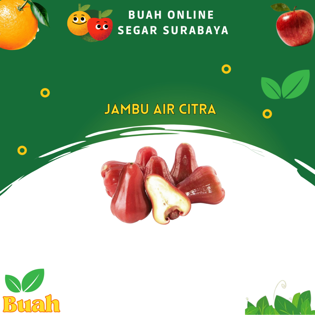 

EXPRESS DELIVERY 500gr Buah Jambu Air Citra Merah TOKO BUAH SEGAR SURABAYA
