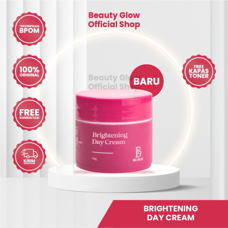 BG SKIN BRIGHTENING DAY CREAM KRIM SIANG BG SKIN SPF 30