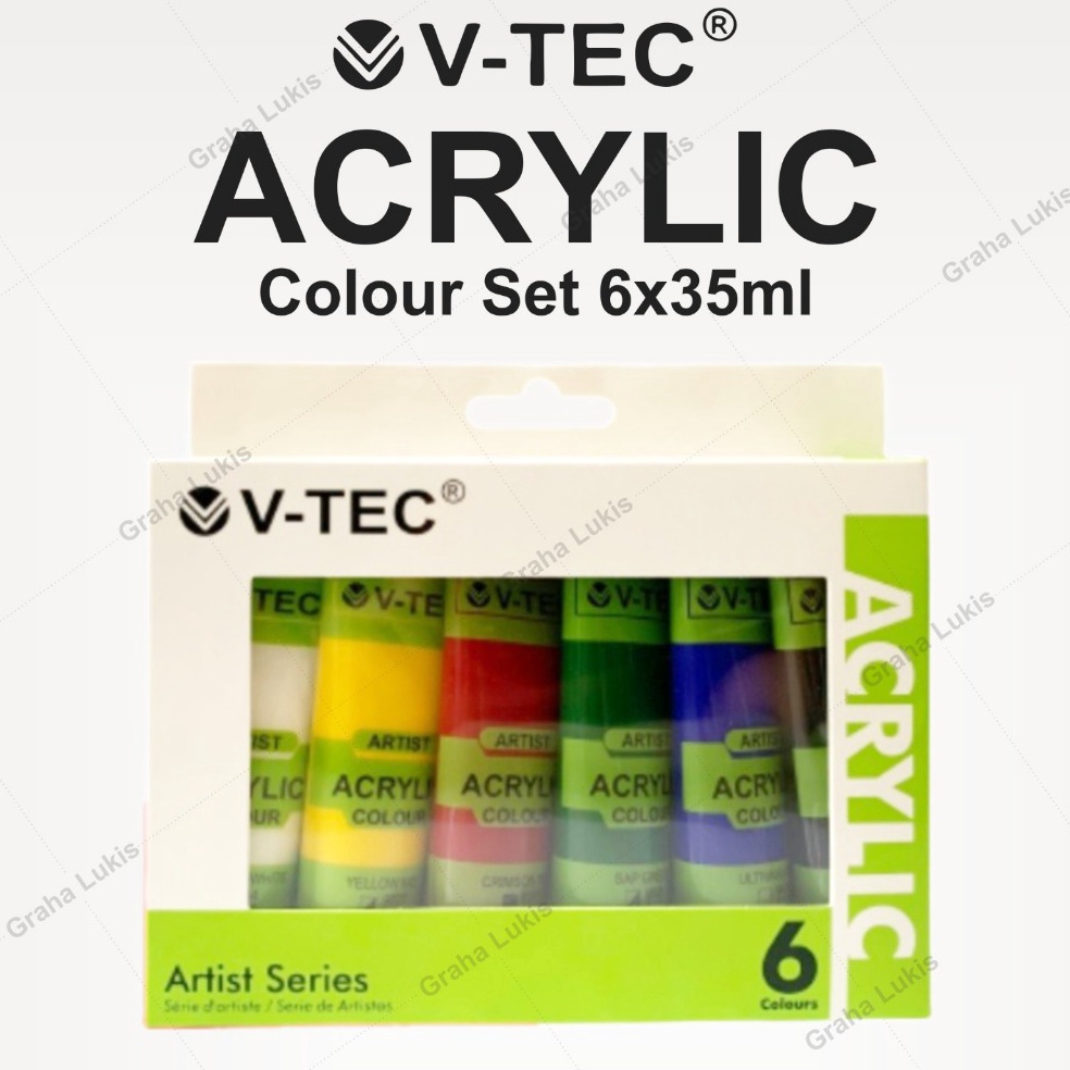 

VTEC Acrylic Artist Series Cat Akrilik Set 6 x 35ml g G1K7