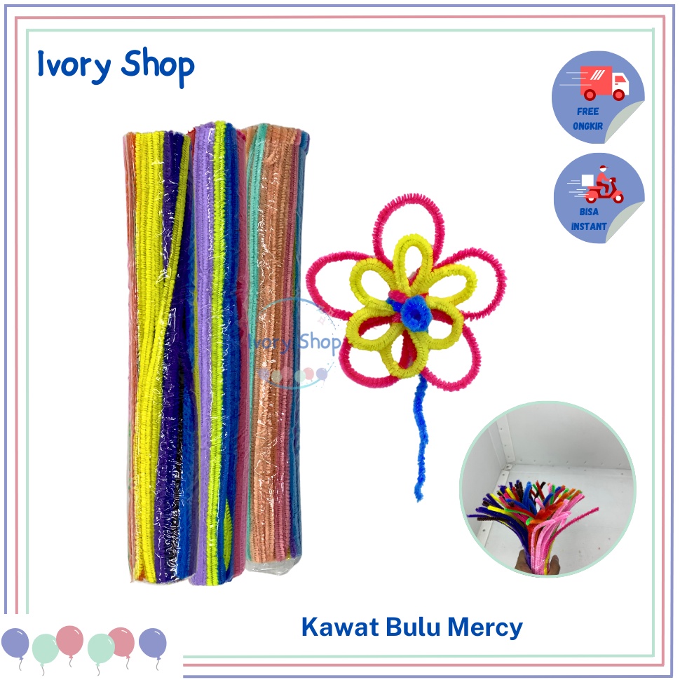 

Yang terbaru Pipe Cleaner Flower Art Craft DIY Kawat Bulu Mercy Warna Mix 971 pcs Bucket Bunga Pastel Party Of Joy