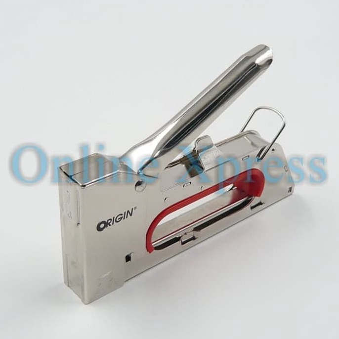 

Alat Staples Tembak Jok Kulit Stapler Kayu Stapler Tembak Guntacker Besi OTR23R Origin u E5G8