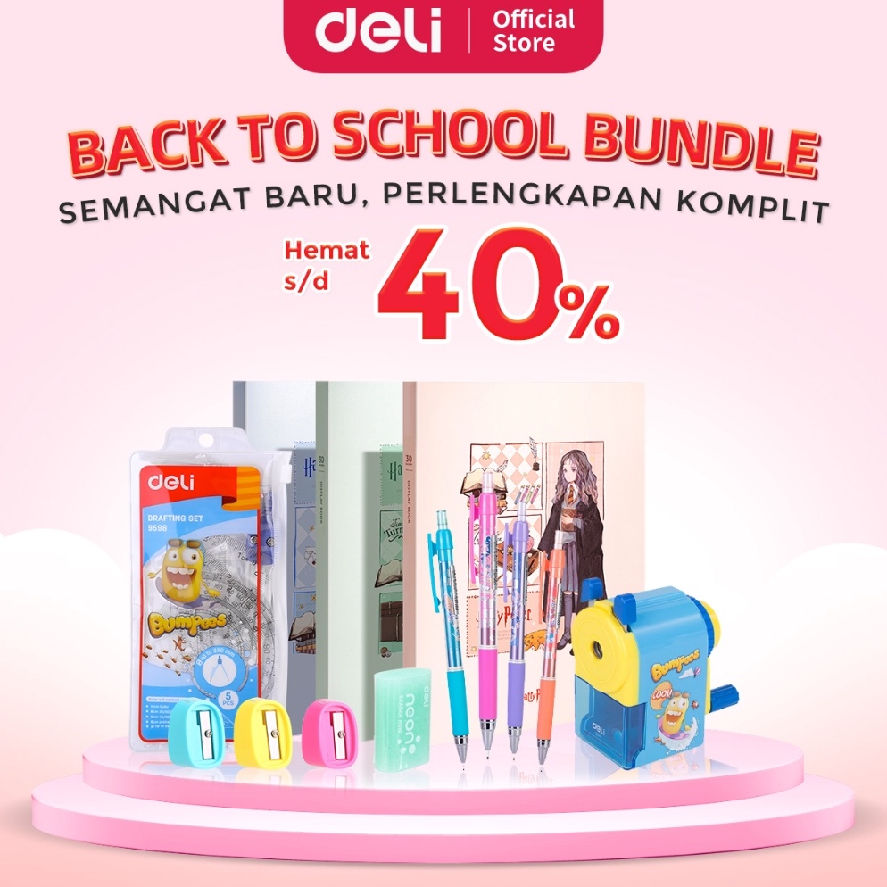 

DELI Back to School Bundle Semangat Baru Perlengkapan Komplit e O1J8