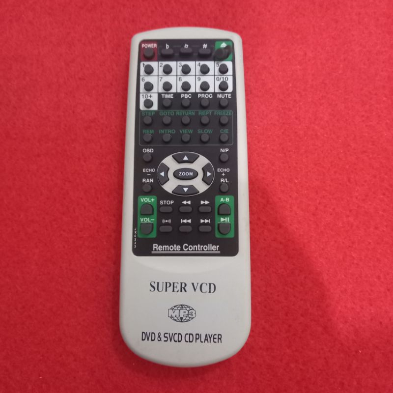 Remote DVD . VCD . CD Player . Super VCD .