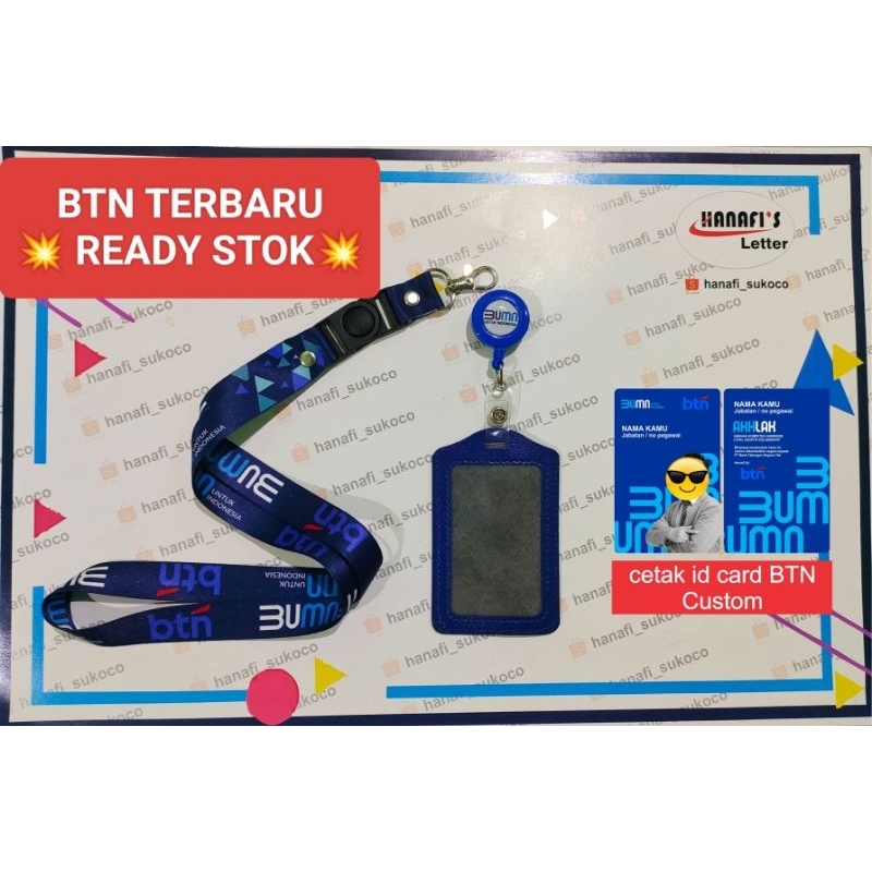 [READY STOK] Tali ID CARD BANK BTN BUMN Satuan