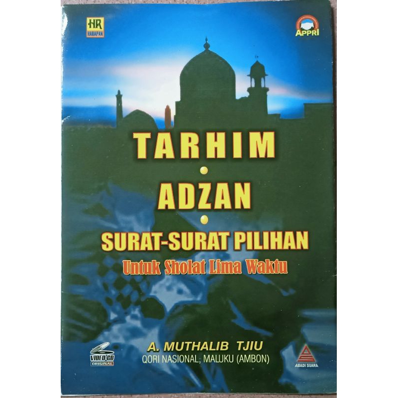 VCD original sholawat TARHIM- ADZAN- SURAT² PILIHAN