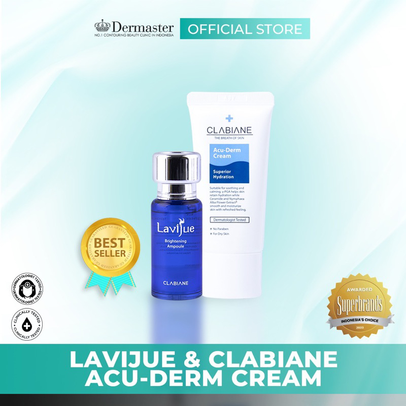 Dermaster Lavijue Serum & Clabiane Acu-Derm Cream