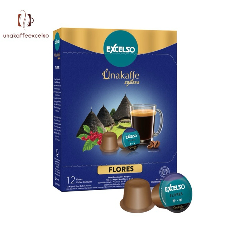 

Unakaffe Excelso Capsule - Flores isi 12 pods