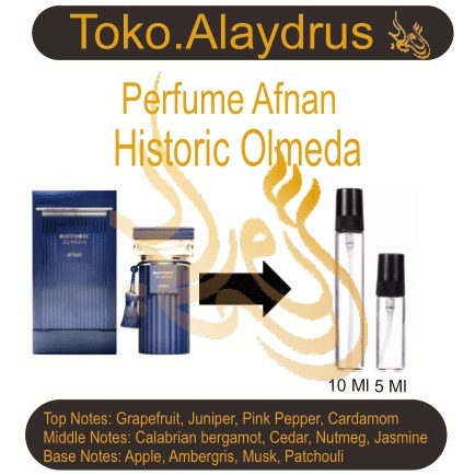 Decant Afnan Historic Olmeda For Uniex EDP