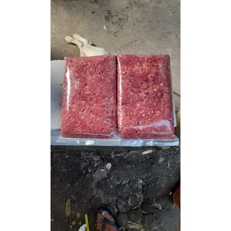 RAW FOOD ANJING-KUCING MAKANAN 1 KG RAW FRESH 100% DAGING AYAM