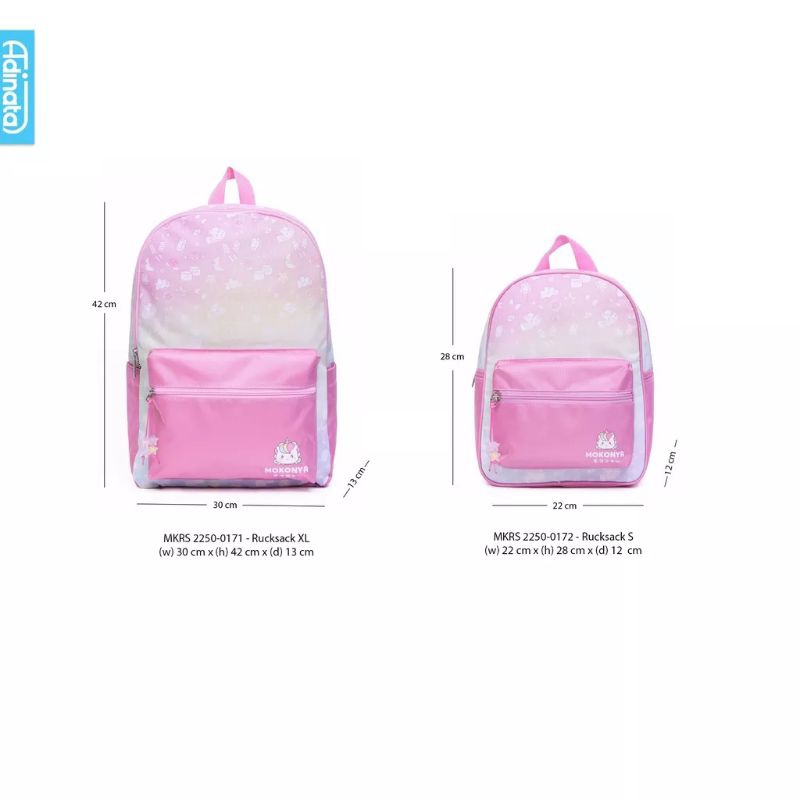 Mokonya Backpack Adinata || Tas sekolah Adinata L