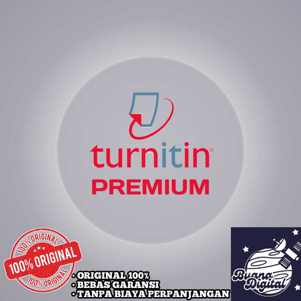 Turnitin Instructor 1 tahun bergaransi