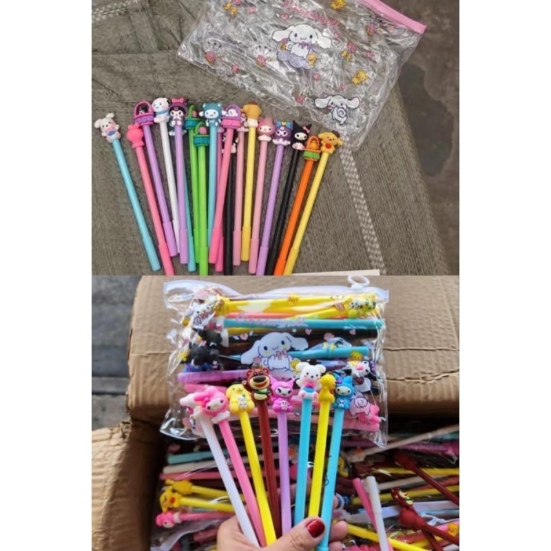 

Pulpen motif sanrio | pulpen lentur 1pack isi 20pcs mix