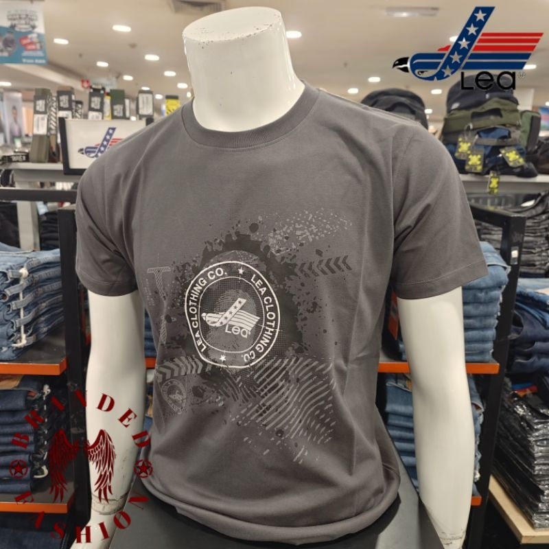 LEA JEANS KAOS LENGAN PENDEK 231.02.EA.82 ABU