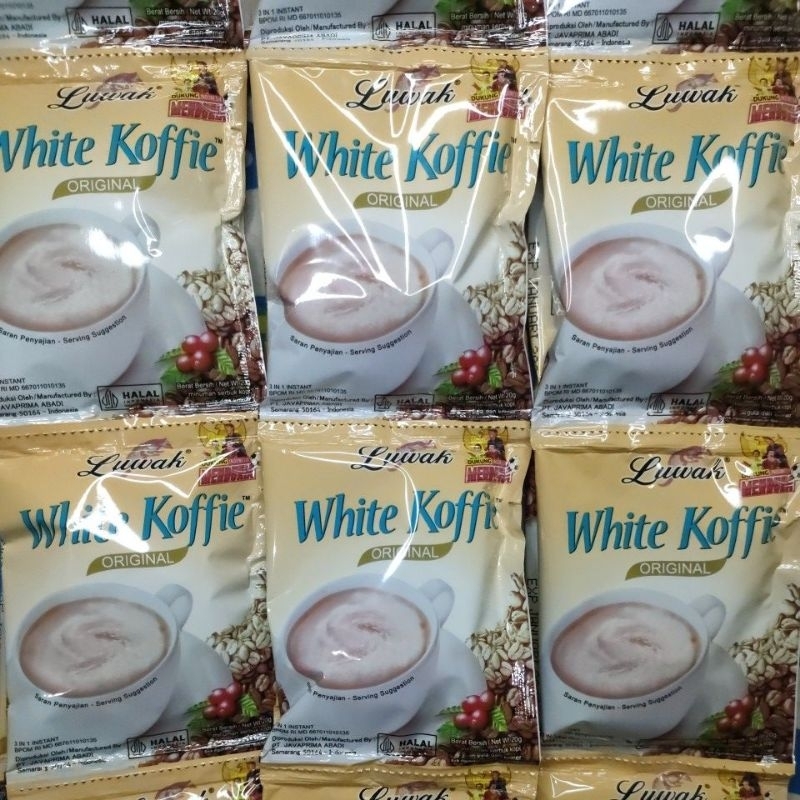 

3 Renteng Luwak White Koffie Sachet 20gr