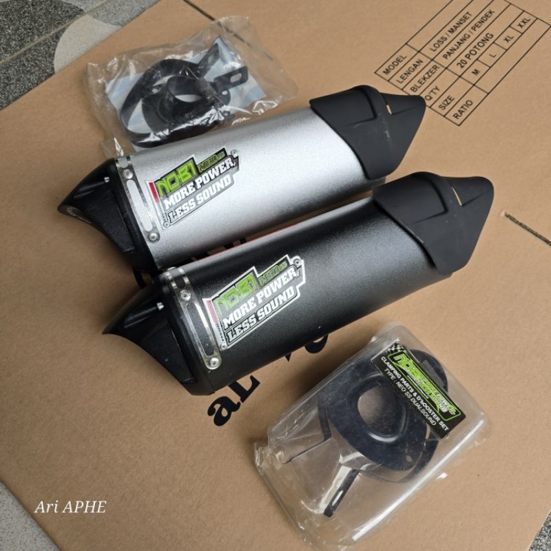 slincer silincer knalpot NOBI NOB1 NEO SS original 38mm