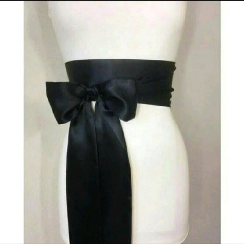 PAKET HEMAT 20PCS  belt obi pinggang/iket pinggang satin/dasi pita/hiasan kain lilit kebaya kimono/s