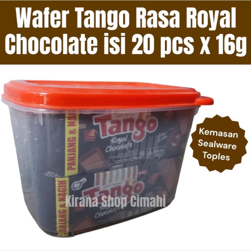 

WAFER TANGO isi 20 pcs x 16g kemasan Sealware/Toples