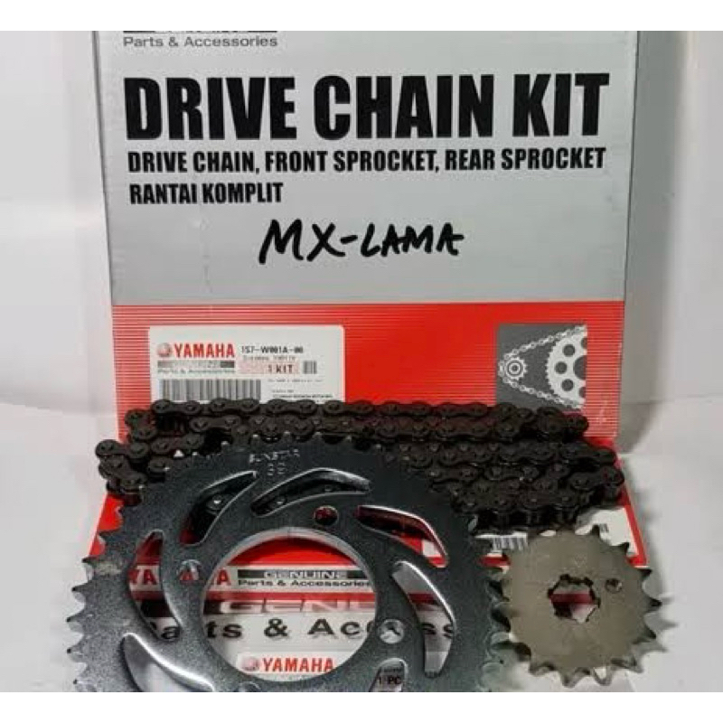 Gear Set Yamaha Jupiter MX Old / Jupiter MX 135 Lama Ori Yamaha Genuine Parts (1S7-W001A-00)