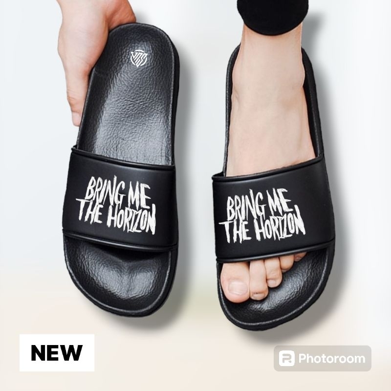 VianzShoes - Sandal Selop Distro Pria / Wanita Remaja Kekinian Sendal Slip On BMTH