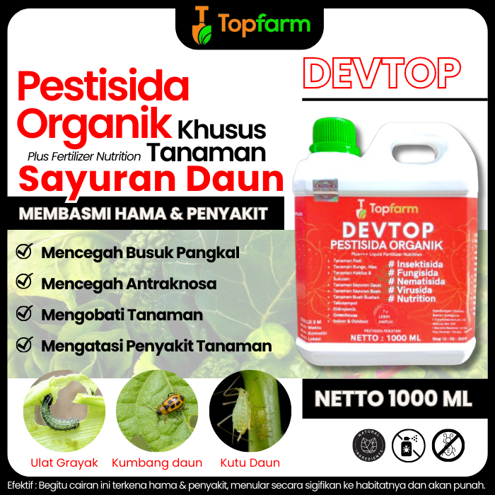 Obat Pembasmi Hama Sayuran / Obat Hama Semua Sayuran / Obat Hama Sayuran Dan Pupuk Buah / Obat Hama 