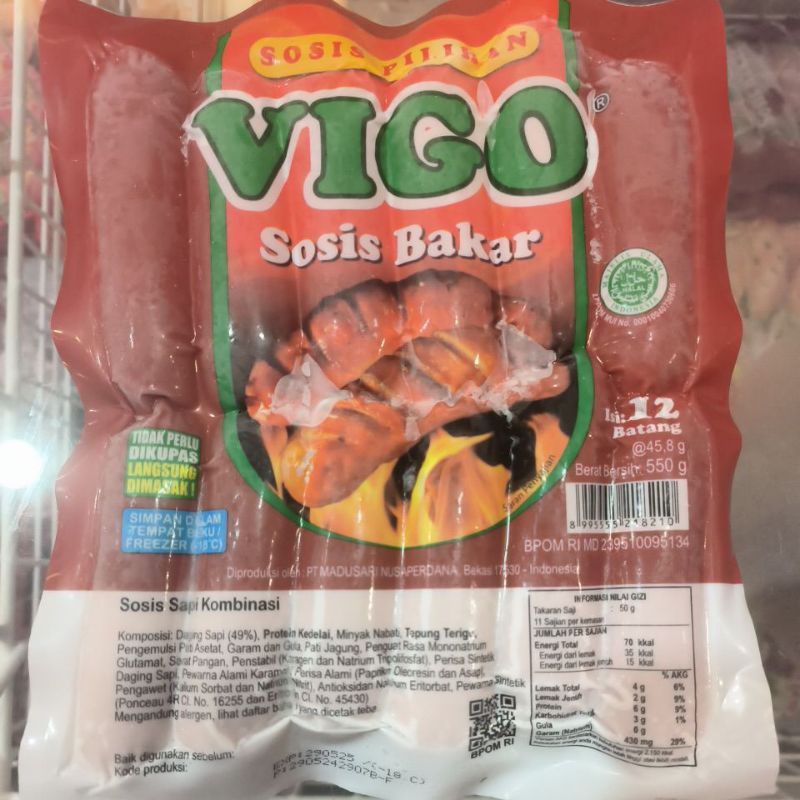 

Vigo Sosis Bakar Mini 550gr