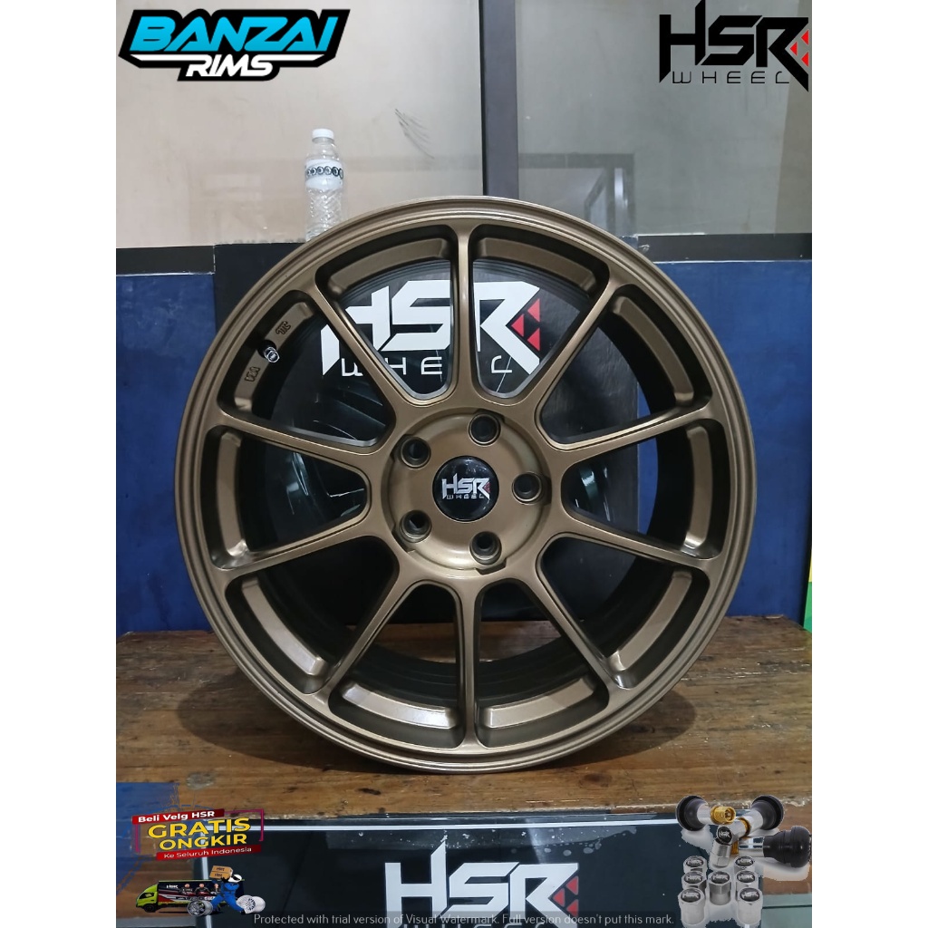 Velg Mobil Racing Ring 18 Hsr Zero Cocok Untuk Civic Turbo Camry Innova Zenix Wrv Hrv Crv Hsr R 18