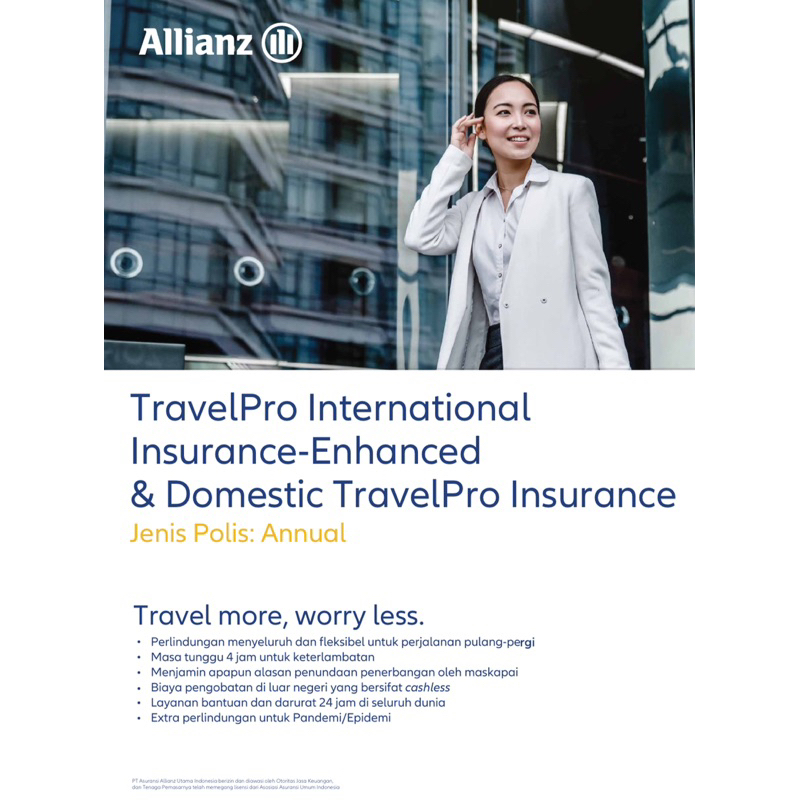 Annual Travel Insurance / Asuransi Perjalanan Tahunan / International and Domestic Travel Insurance 