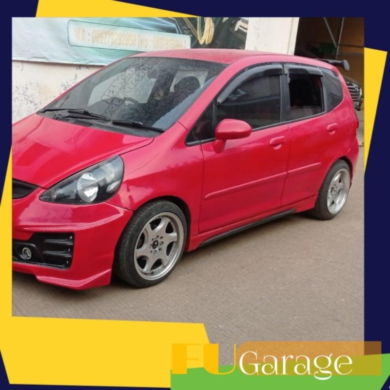 Bodykit  Sideskirt samping model mugen Jazz GD3 fit vtec dan Idsi tahun 2004-2008
