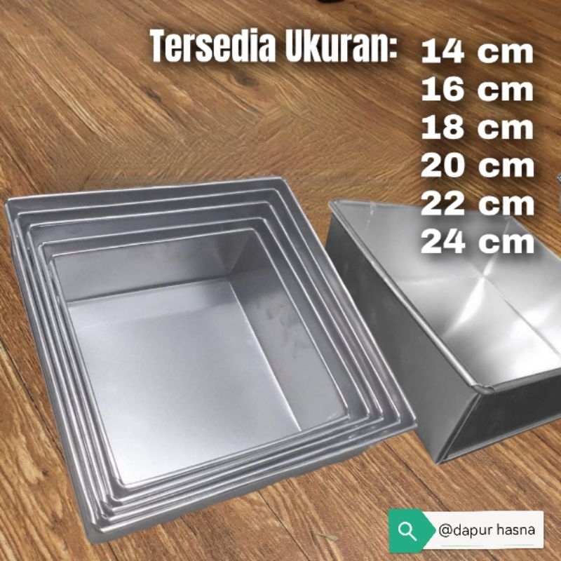 Loyang Kue Bolu Loyang Kotak Persegi