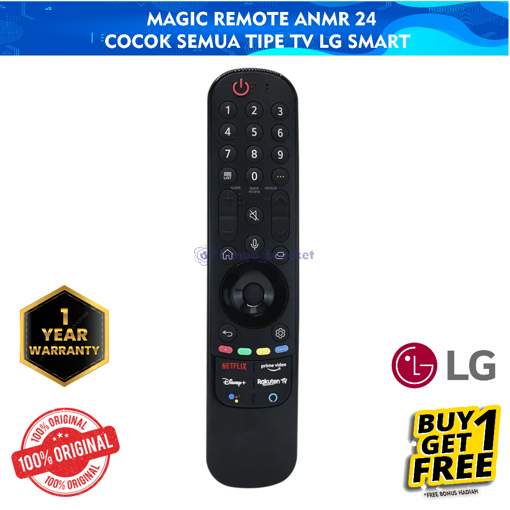 Remote Tv Magic Remote Lg 100% Ori Best Seller Remot Tv Lg Type Anmr21 Anmr22 Anmr23 Anmr24 Magic